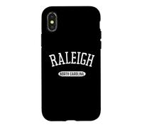 Carcasa para iPhone X/XS Camisa Raleigh Estilo Clásico Raleigh North Carolina