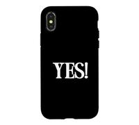 Carcasa para iPhone X/XS Camisa That Says Yes - Un diseño Que Dice sí