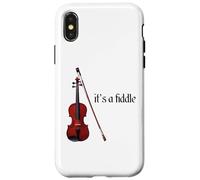 Carcasa para iPhone X/XS Camisa Violín Fiddle It's a Fiddle