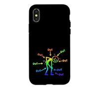 Carcasa para iPhone X/XS Camiseta OW OW OW - Divertida Conciencia del Dolor crónico