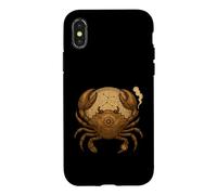 Carcasa para iPhone X/XS Cáncer Steampunk Zodiac Crab Gear