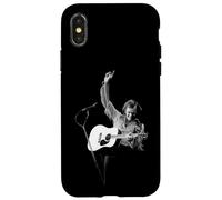 Carcasa para iPhone X/XS Canción de Neil Diamond Sung Blue Singer en Vivo 1984