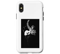 Carcasa para iPhone X/XS Canción en Vivo de Neil Diamond Sung Blue Singer 1984