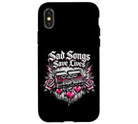 Carcasa para iPhone X/XS Canciones tristes salvan Vidas Diseño EMO