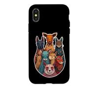 Carcasa para iPhone X/XS Canid Fox Wild Dog Nature Spirit Core Hunt Pack Eternal