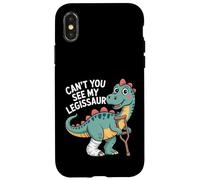Carcasa para iPhone X/XS Can't You See My Legissaur Leg Injury Recovery ||-