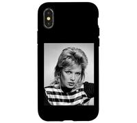Carcasa para iPhone X/XS Cantante de Amor a Cuadros Kim Wilde de Allan Ballard