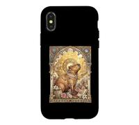 Carcasa para iPhone X/XS Capibara Capibara Coquette Católica Sagrada Vintage Kitsch