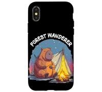 Carcasa para iPhone X/XS Capibara Divertida del Bosque para los Amantes de los Vagabundos y capibaras