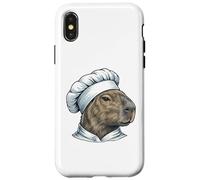 Carcasa para iPhone X/XS Capybara Chef Cocina Gráfico De Dibujos