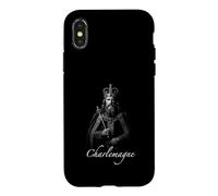 Carcasa para iPhone X/XS Carlomagno Emperador Medieval Rey De Los Francos