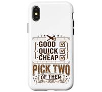Carcasa para iPhone X/XS Carpintero Carpintero Carpintero Carpintería Taller Carpintería