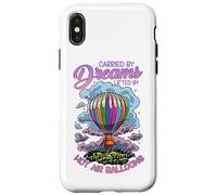 Carcasa para iPhone X/XS Carried by Dreams Lifted by Hot Air Balloons