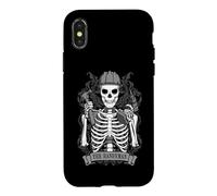 Carcasa para iPhone X/XS Carta de Tarot Vintage Handyman Skeleton DIY Craftsman Mechanic