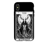 Carcasa para iPhone X/XS Carta de Tarot Wendigo Monster Cryptid Mythical Beast