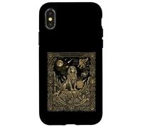 Carcasa para iPhone X/XS Carta del Tarot de la Constelación del Zodiaco de la Esfinge