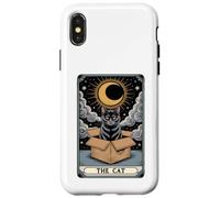 Carcasa para iPhone X/XS Carta del Tarot Gato Amante Gato Divertido Gato