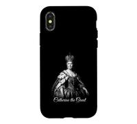 Carcasa para iPhone X/XS Catalina La Gran Emperatriz Rusa Retrato Regal