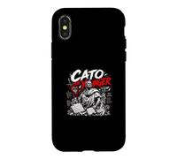 Carcasa para iPhone X/XS Cato El Joven Romano República Estoica Libertad