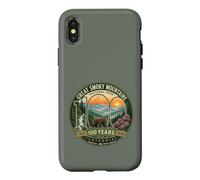 Carcasa para iPhone X/XS Centenario del Parque Nacional de Las Grandes Montañas Humeantes 100 Años