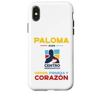 Carcasa para iPhone X/XS Centro Democrático Paloma 2026 Orden Firmeza y Corazón