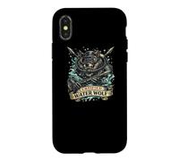 Carcasa para iPhone X/XS Certified Water Wolf Apnea Submarino Hunter Diver Regalo