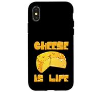 Carcasa para iPhone X/XS Cheese Turophile Cheese es un Queso Divertido para la Vida