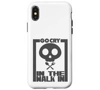 Carcasa para iPhone X/XS Chef Gift Go Cry in The Walk In, Artista culinario, Chef de Cocina