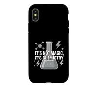 Carcasa para iPhone X/XS Chemistry Teacher It's Not Magic It's Chemistry