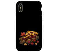 Carcasa para iPhone X/XS Cherry Pie Lover: golosinas otoñales, Productos horneados, Vibraciones gastronómicas