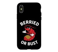 Carcasa para iPhone X/XS Cherry Shrimp Breeder Berried Or Bust Aquarium Hobby