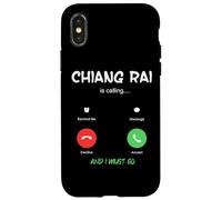 Carcasa para iPhone X/XS Chiang Rai está Llamando y Debo IR a Tailandia de Viaje