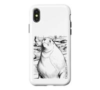 Carcasa para iPhone X/XS Chonkers The Massive 2000-Pound Sea Lion Ink Sketch