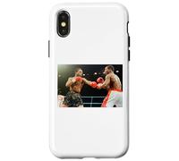 Carcasa para iPhone X/XS Chris Eubank V Nigel Benn Boxeo Guerra 1990 Partido