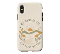Carcasa para iPhone X/XS Christian Faith California Poppy Sus misericordias Son Nuevas