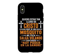 Carcasa para iPhone X/XS Christian Spanish Inglés Estudio Bíblico Religioso Cristianos