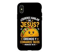 Carcasa para iPhone X/XS Christian Spanish Inglés Estudio Bíblico Religioso Cristianos
