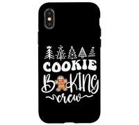 Carcasa para iPhone X/XS Christmas Family Gingerbread Cookie Baking Crew Red
