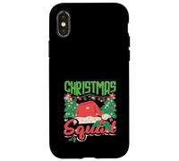 Carcasa para iPhone X/XS Christmas Squad Family Matching Group Christmas Pajama Party
