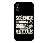 Carcasa para iPhone X/XS Científico Evidencia Hechos Ciencia Educación Humor