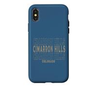 Carcasa para iPhone X/XS Cimarron Hills Colorado Vintage