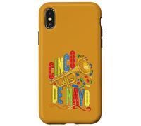 Carcasa para iPhone X/XS Cinco De Mayo Fiesta Master Builder Bloque Constructor de Ladrillos