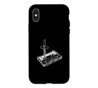 Carcasa para iPhone X/XS Cinta de Casete Rewind Pen The Analog Age Nostalgia