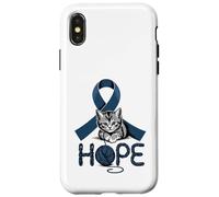 Carcasa para iPhone X/XS Cinta de concientización sobre el cáncer colorrectal