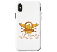 Carcasa para iPhone X/XS Cita clásica Latina - Cartago Debe ser Destruido - Historia