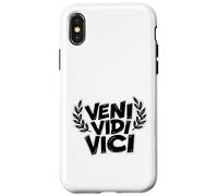 Carcasa para iPhone X/XS Cita de la Victoria de Julio César Veni Vidi Vici