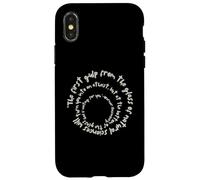 Carcasa para iPhone X/XS Cita de Werner Heisenberg sobre Ciencias Naturales, Dios y Ateos