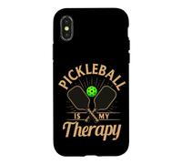Carcasa para iPhone X/XS Cita Divertida de Pickleball Is My Therapy