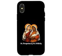 Carcasa para iPhone X/XS Cita inspiradora de Santa Perpetua y Felicidad Mártires