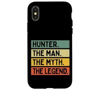 Carcasa para iPhone X/XS Cita Personalizada Divertida de Hunter The Man The Myth The Legend